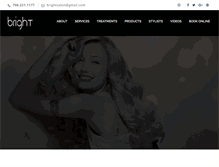 Tablet Screenshot of brightsalon.com